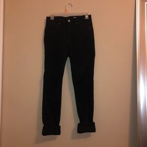 H&M high waisted black skinny jeans